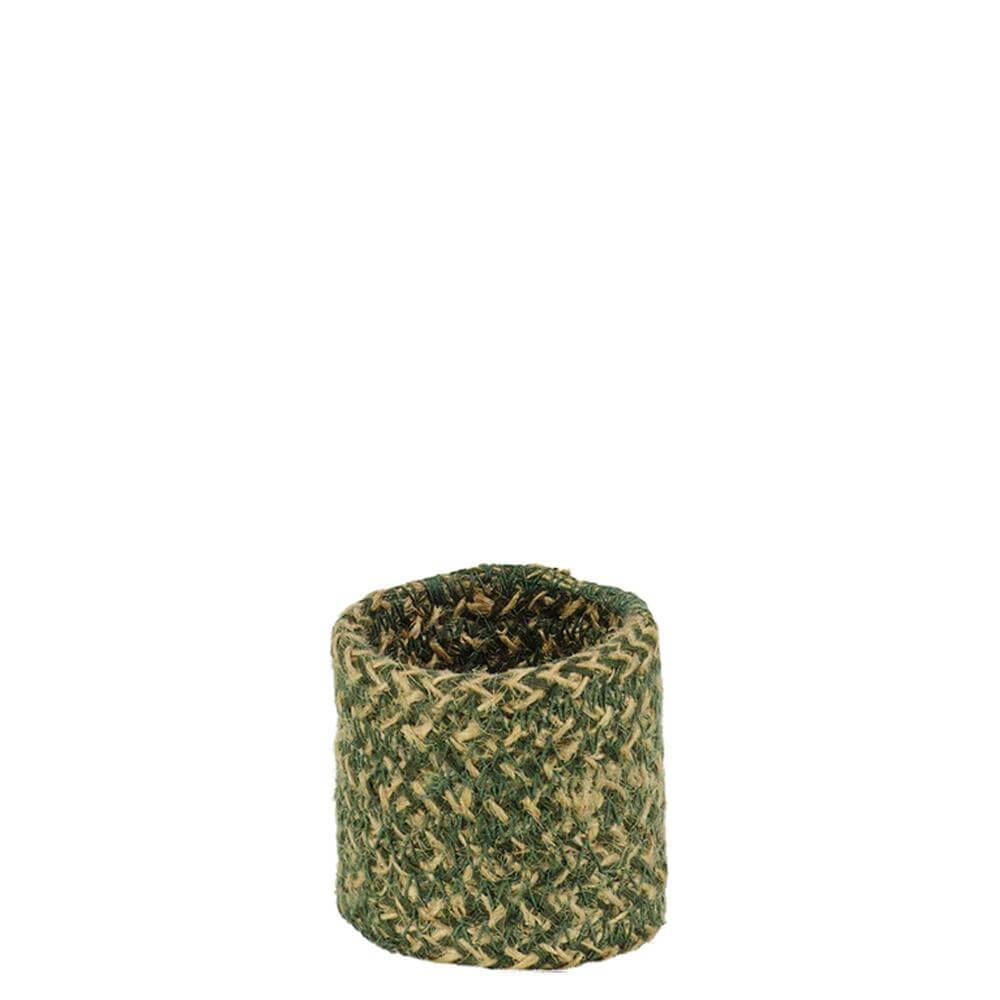 British Colour Standard Assorted Colours Jute Napkin Rings Set of 4